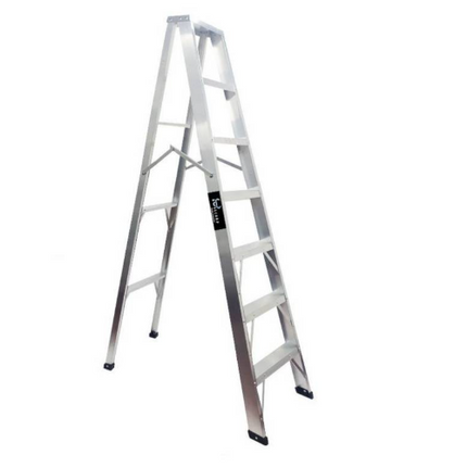7 PASOS ESCALERA TIJERA EN ALUMINIO TIPO 3