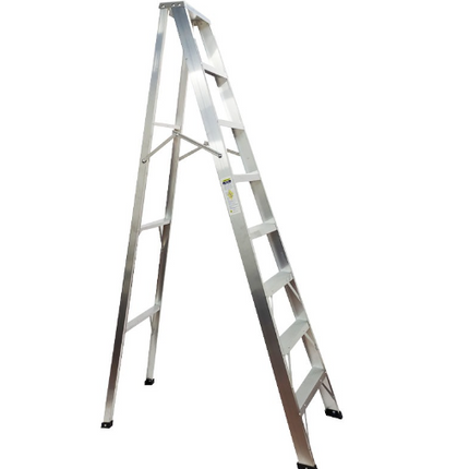8 PASOS ESCALERA TIJERA EN ALUMINIO TIPO 1