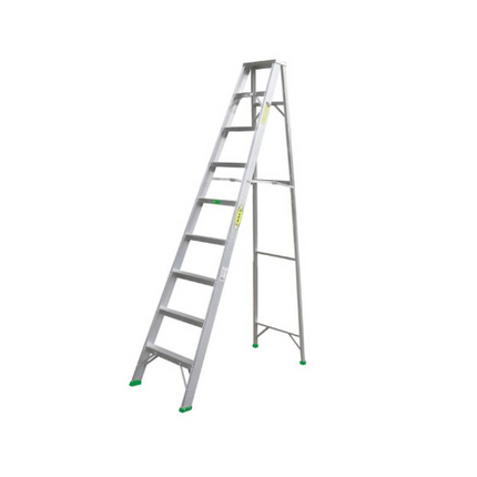 9 PASOS ESCALERA TIJERA EN ALUMINIO TIPO 1