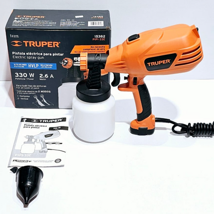 TRUPER PISTOLA ELECTRICA PARA PINTAR 330W 15382