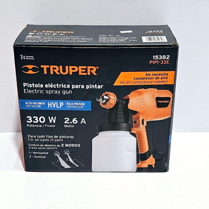 TRUPER PISTOLA ELECTRICA PARA PINTAR 330W 15382