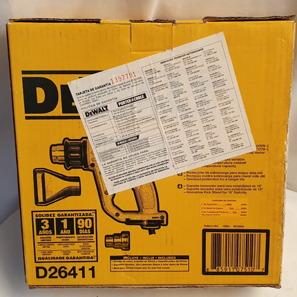 DEWALT PISTOLA DE CALOR - D26411
