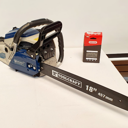 TOOLCRAFT MOTOSIERRA A GASOLINA DE 18" - TC3416