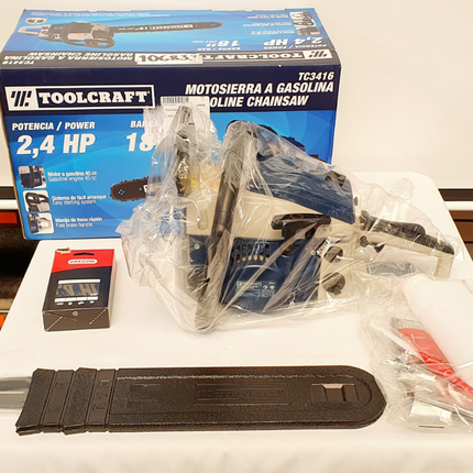 TOOLCRAFT MOTOSIERRA A GASOLINA DE 18" - TC3416