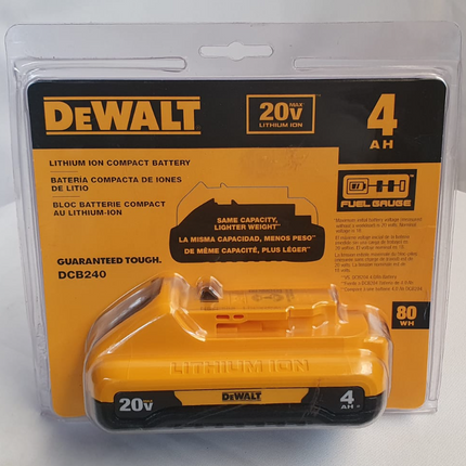 DEWALT BATERIA COMPACTA DE IONES DE LITIO 20B - DCB240