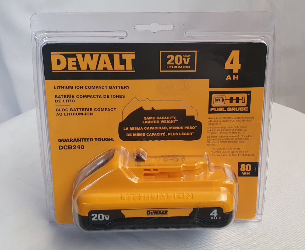 DEWALT BATERIA COMPACTA DE IONES DE LITIO 20B - DCB240