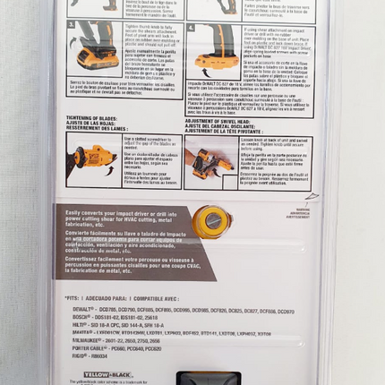 DEWALT ACCESORIO PARA CORTAR LAMINA METALICA