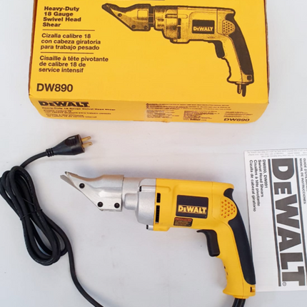 DEWALT CIZALLA CALIBRE 19 CON CABEZA GIRATORIA PARA TRABAJO PESADO - DW890
