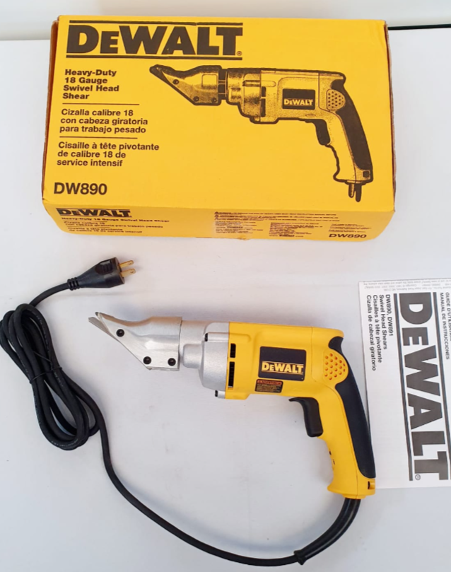 DEWALT CIZALLA CALIBRE 19 CON CABEZA GIRATORIA PARA TRABAJO PESADO - DW890