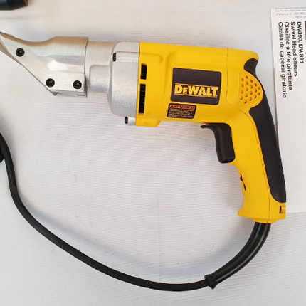 DEWALT CIZALLA CALIBRE 19 CON CABEZA GIRATORIA PARA TRABAJO PESADO - DW890