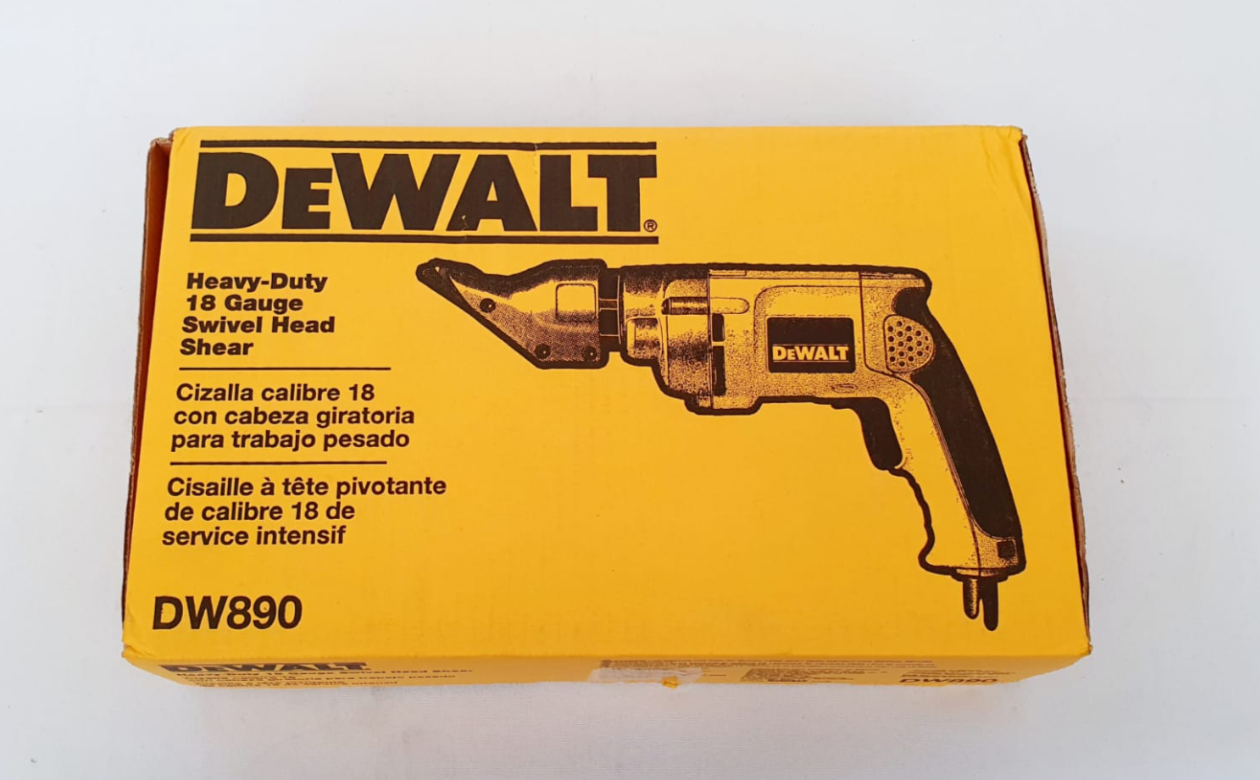 DEWALT CIZALLA CALIBRE 19 CON CABEZA GIRATORIA PARA TRABAJO PESADO - DW890