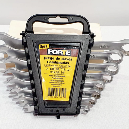 FORTE JUEGO DE LLAVES COMBINADAS 8 PIEZAS - 2418