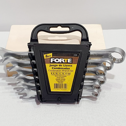 FORTE JUEGO DE LLAVES COMBINADAS 6 PIEZAS - 2420