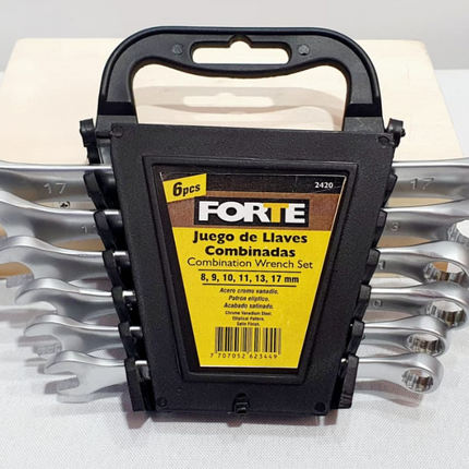 FORTE JUEGO DE LLAVES COMBINADAS 6 PIEZAS - 2420