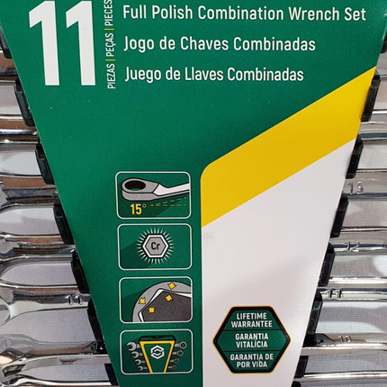 SATA JUEGO DE LLAVES COMBINADAS 11 PIEZAS - ST09022SJ