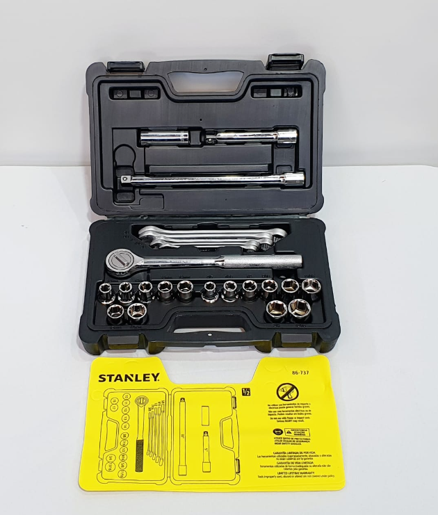 STANLEY JUEGO DE COPAS MANDO 1/2" - 86-737