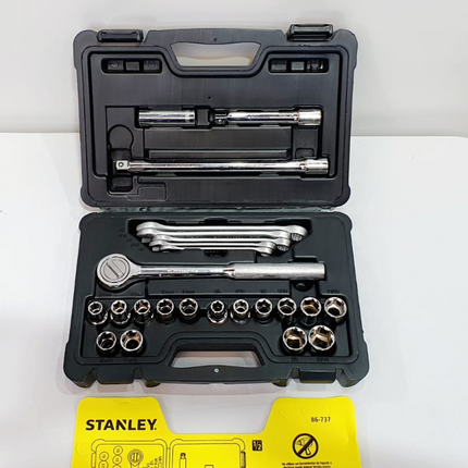 STANLEY JUEGO DE COPAS MANDO 1/2" - 86-737