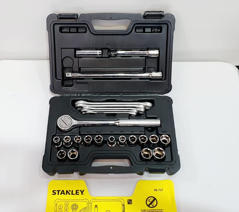 STANLEY JUEGO DE COPAS MANDO 1/2" - 86-737