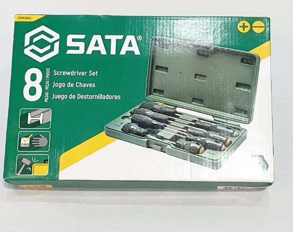 SATA JUEGO DE DESTORNILLADORES DE 8 PIEZAS - ST09306SJ