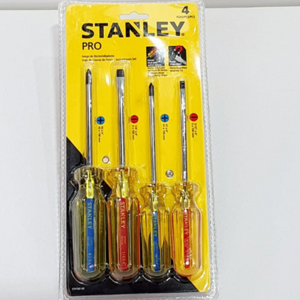 STANLEY JUEGO DE DESTORNILLADORES PRO DE 4 PIEZAS - STHT69169