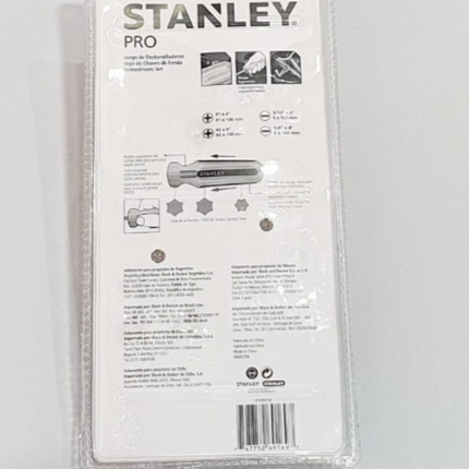 STANLEY JUEGO DE DESTORNILLADORES PRO DE 4 PIEZAS - STHT69169
