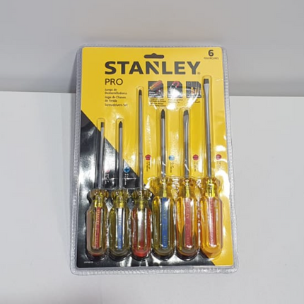 STANLEY JUEGO DE DESTORNILLADORES PRO 6 PIEZAS - STHT69170