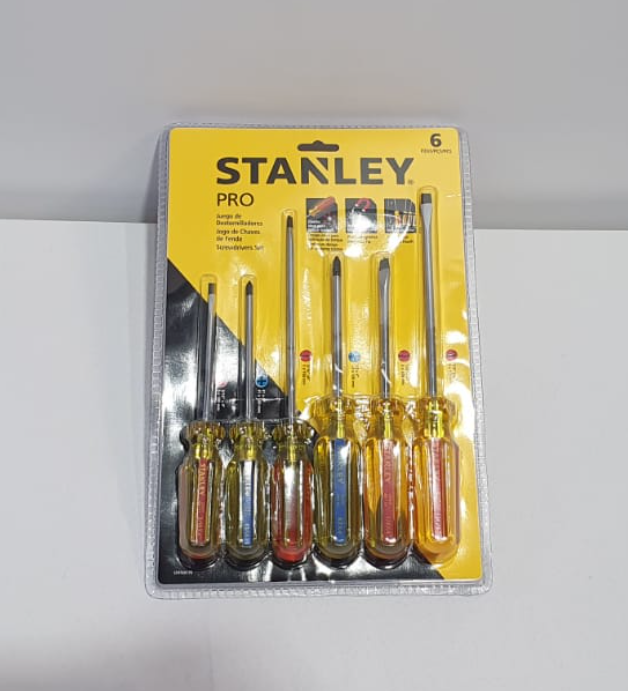 STANLEY JUEGO DE DESTORNILLADORES PRO 6 PIEZAS - STHT69170