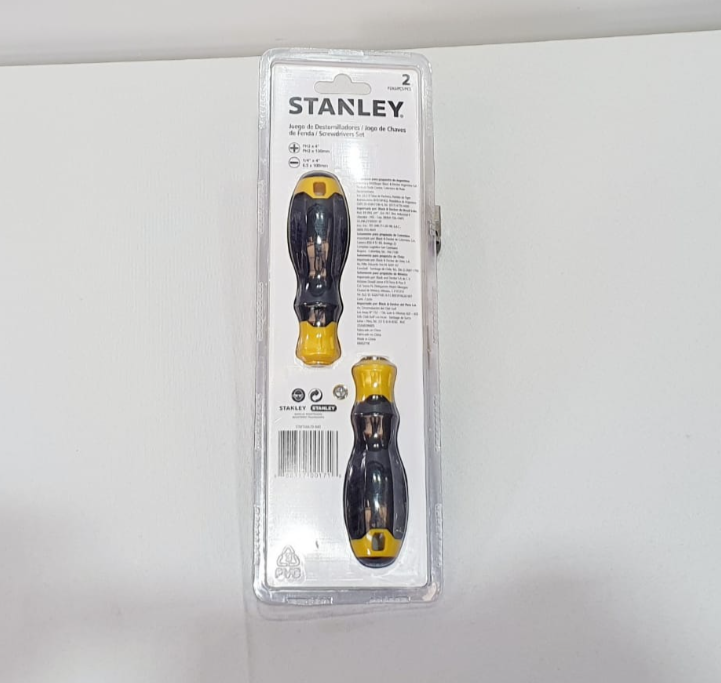 STANLEY JUEGO DE DESTORNILLADORES BASIC DE 2 PIEZAS - STMT66670-849