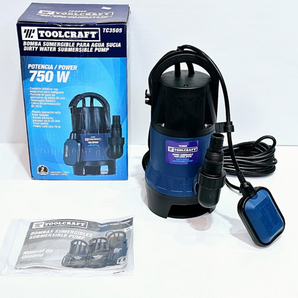 TOOLCRAFT BOMBA SUMERGIBLE PARA AGUA SUCIA - TC3505