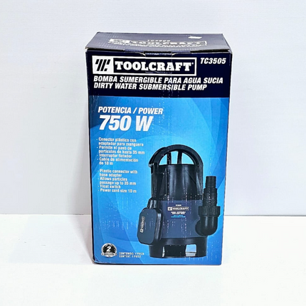 TOOLCRAFT BOMBA SUMERGIBLE PARA AGUA SUCIA - TC3505