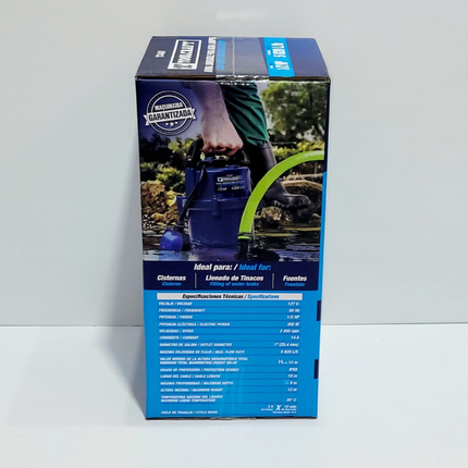 TOOLCRAFT BOMBA SUMERGIBLE PARA AGUA LIMPIA - TC4461