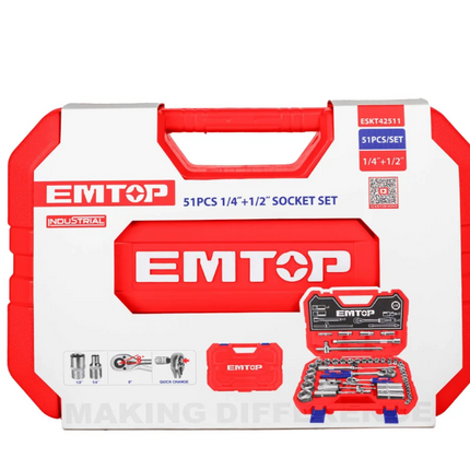 EMTOP JUEGO DE COPAS 51 PIEZAS - ESKT42511