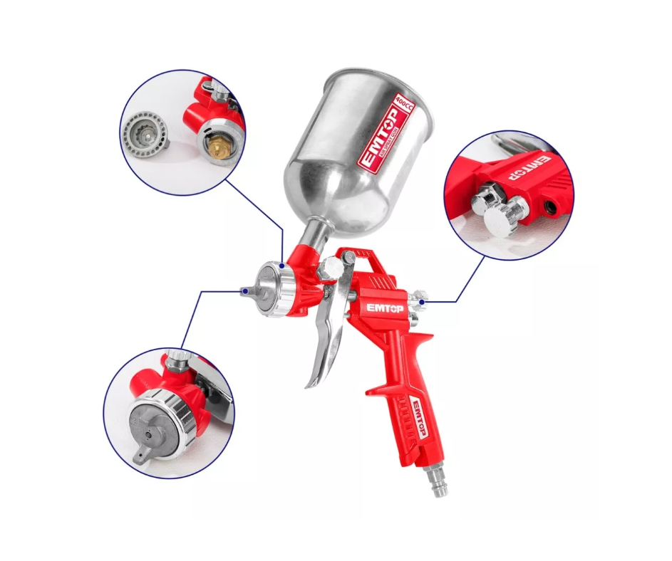 EMTOP PISTOLA PARA PINTAR 1.5MM 400CC EASG04012
