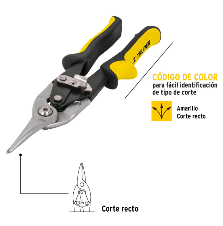 TRUPER TIJERA DE AVIACION CORTE RECTO TAV-R 18531