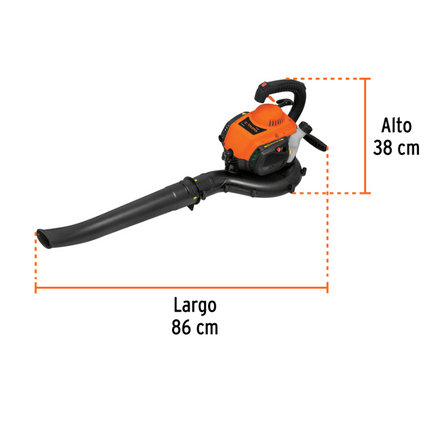 TRUPER SOPLADORA ASPIRADORA A GASOLINA 26 CM3 13047