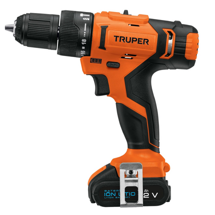 TRUPER ROTOMARTILLO / TALADRO / DESTORNILLADOR INALAMBRICO 3/8" 12794
