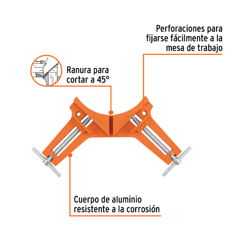 TRUPER PRENSA ESQUINERA PROFESIONAL 3" PESQ-3