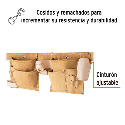 TRUPER PORTAHERRAMIENTAS CON CINTURON 11537
