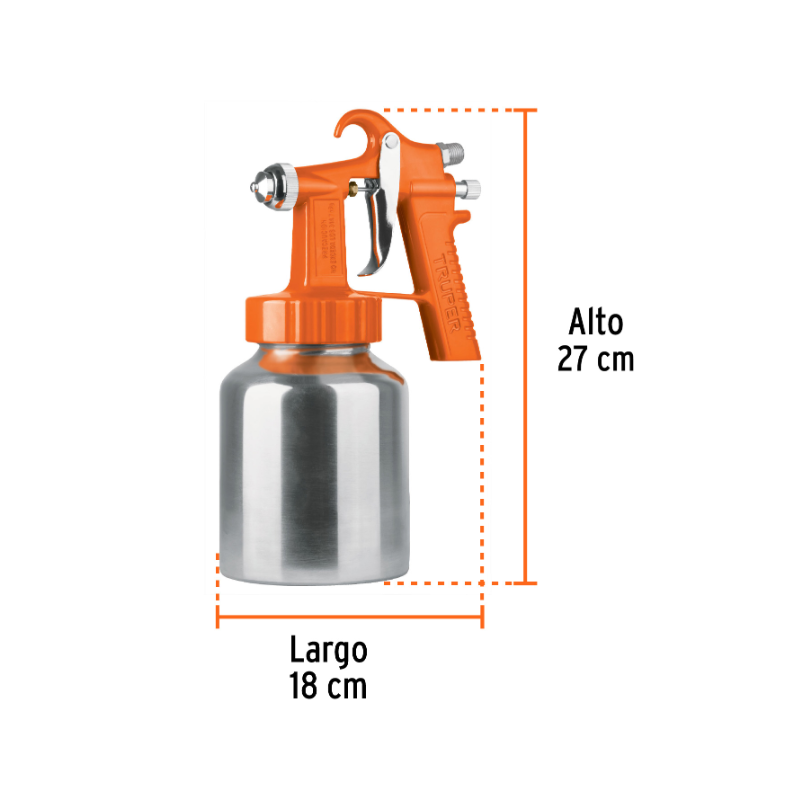 TRUPER PISTOLA PARA PINTAR 1 L 19000