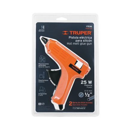 TRUPER PISTOLA ELECTRICA PARA SILICON 25W 17536