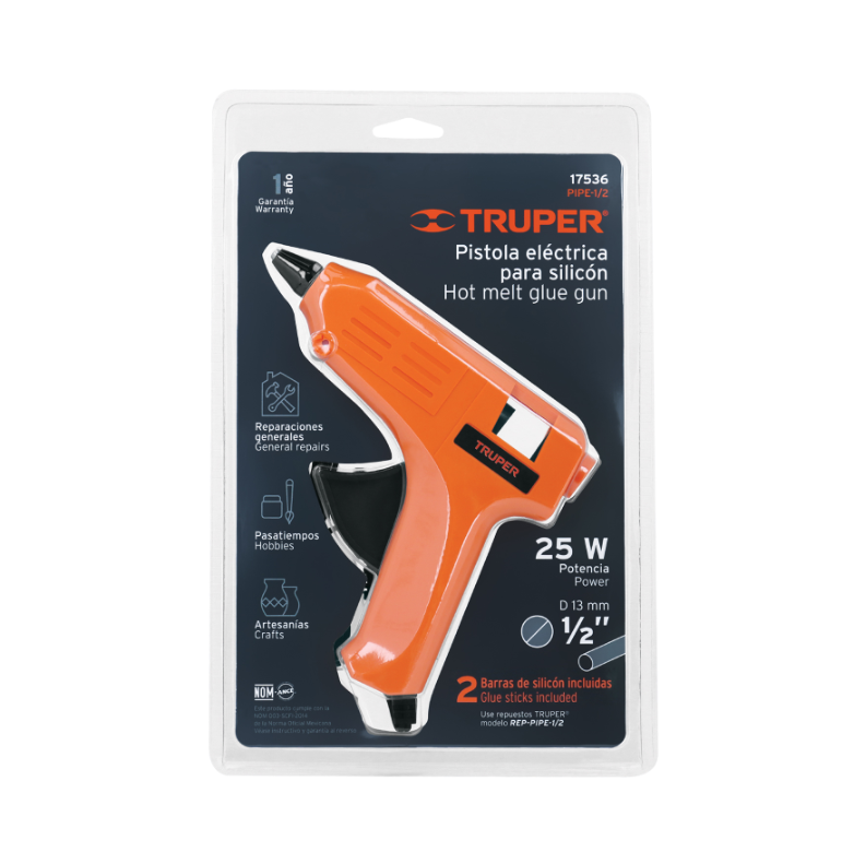 TRUPER PISTOLA ELECTRICA PARA SILICON 25W 17536