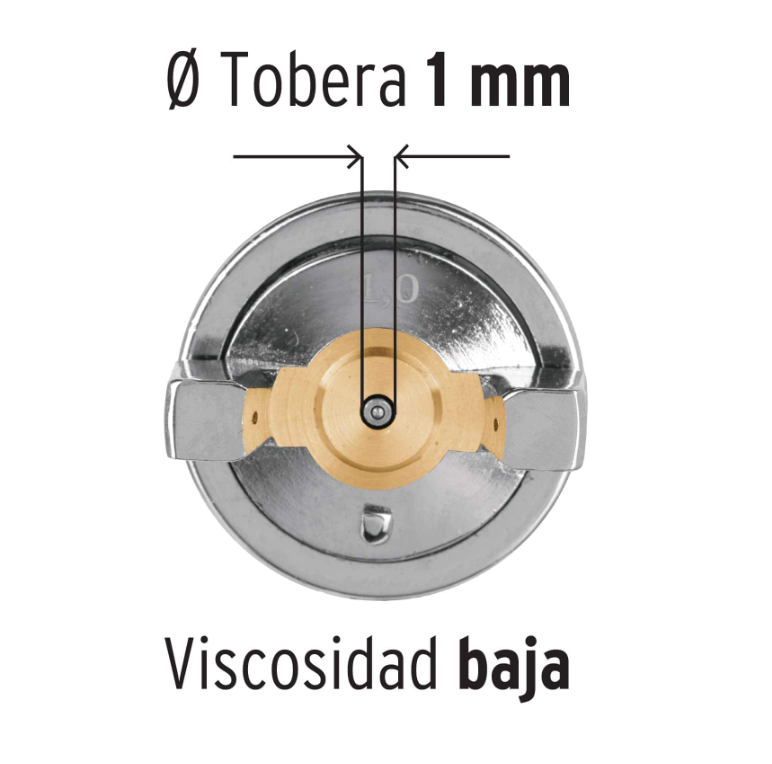 TRUPER PISTOLA DE GRAVEDAD COMPACTA PARA RETOQUE 11097