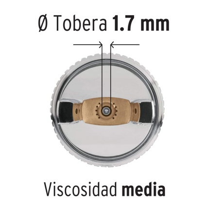TRUPER PISTOLA DE GRAVEDAD 30PSI 12129