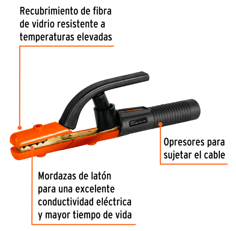 TRUPER PINZA PORTA-ELECTRODO 500 A - 14233