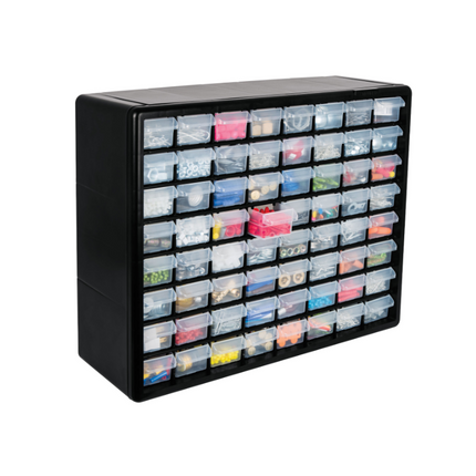 TRUPER ORGANIZADOR 64 GAVETAS 10895
