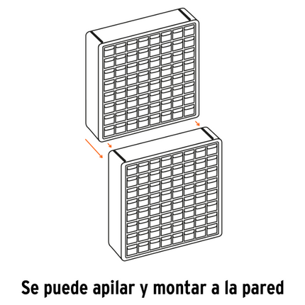 TRUPER ORGANIZADOR 64 GAVETAS 10895