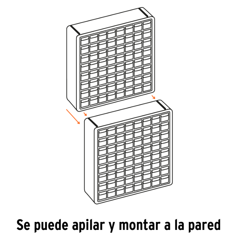 TRUPER ORGANIZADOR 64 GAVETAS 10895