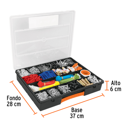 TRUPER ORGANIZADOR 18 COMPARTIMENTOS 11825
