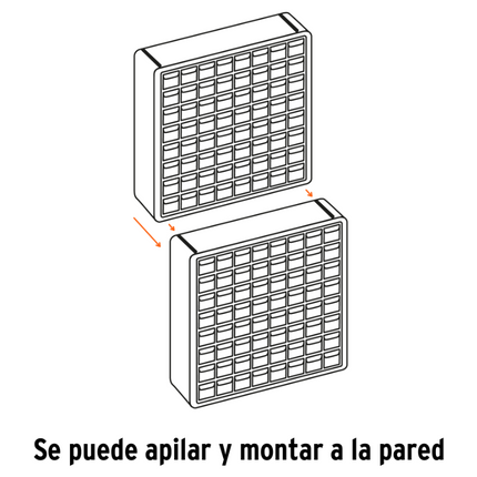 TRUPER ORGANIZADOR 16 GAVETAS 11851