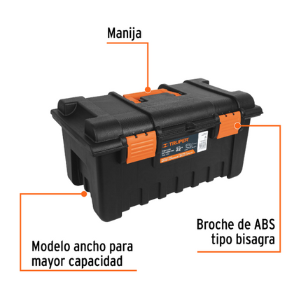 TRUPER NARANJA CAJA PARA HERRAMIENTAS 22" CHA-22N